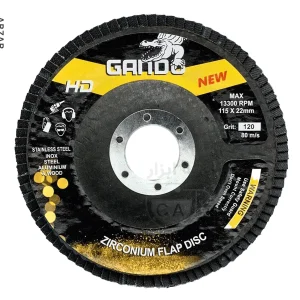 خرید سنباده فلاپ مینی 90 لایه P120 گاندو GANDO سایز 115 میلی‌متر