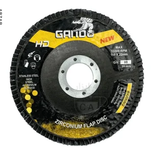 خرید سنباده فلاپ مینی 90 لایه P80 گاندو GANDO سایز 115 میلی‌متر