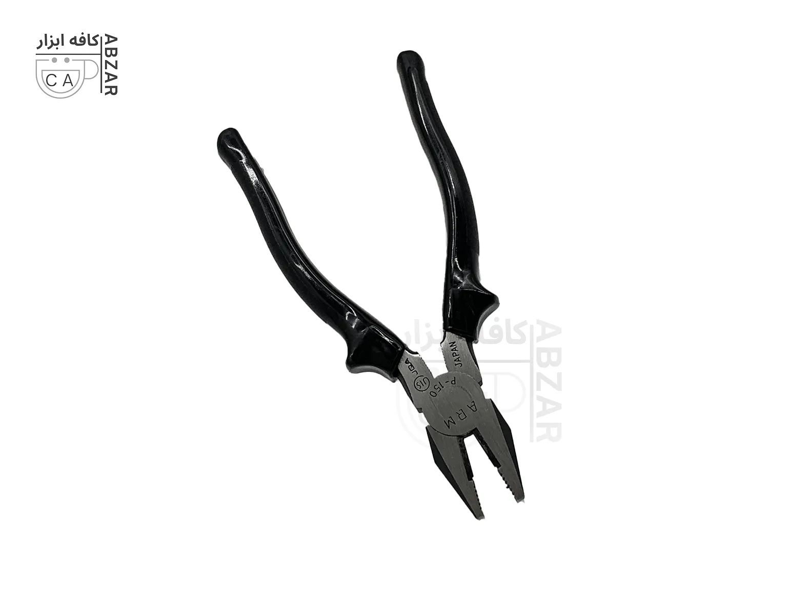 انبردست حرفه ای ARM مدل P-150P ساخت ژاپن با دسته مشکی Professional Grip