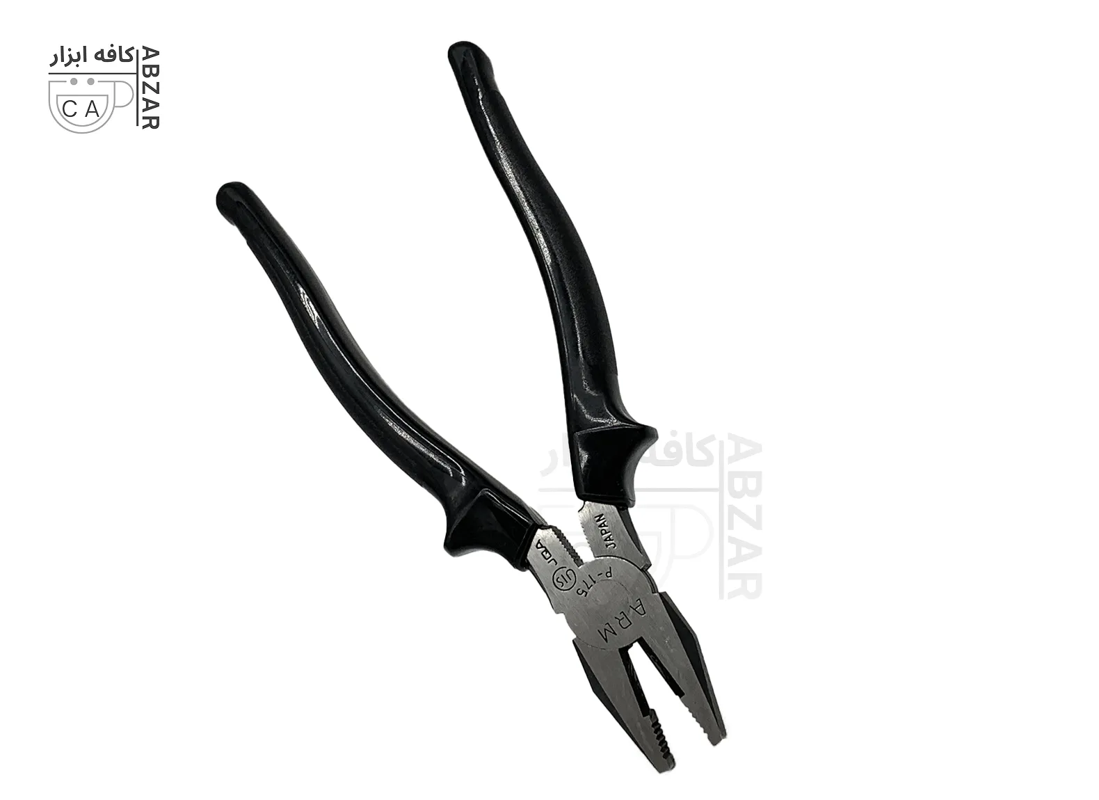 انبردست حرفه ای ARM مدل P-175P ساخت ژاپن با دسته مشکی Professional Grip